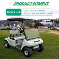 Load image into Gallery viewer, KUAFU Clear Windshield Compatible with 2000.5 - UP Golf Cart Club Car DS Fold Down B23-62-C
