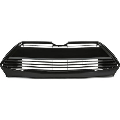 Upper Lower Grill Compatible with 2017 2018 2019 Toyota Corolla LE XLE 5311102B00 5311202730 Front Bumper Hood Grille TO1036170 TO1200424