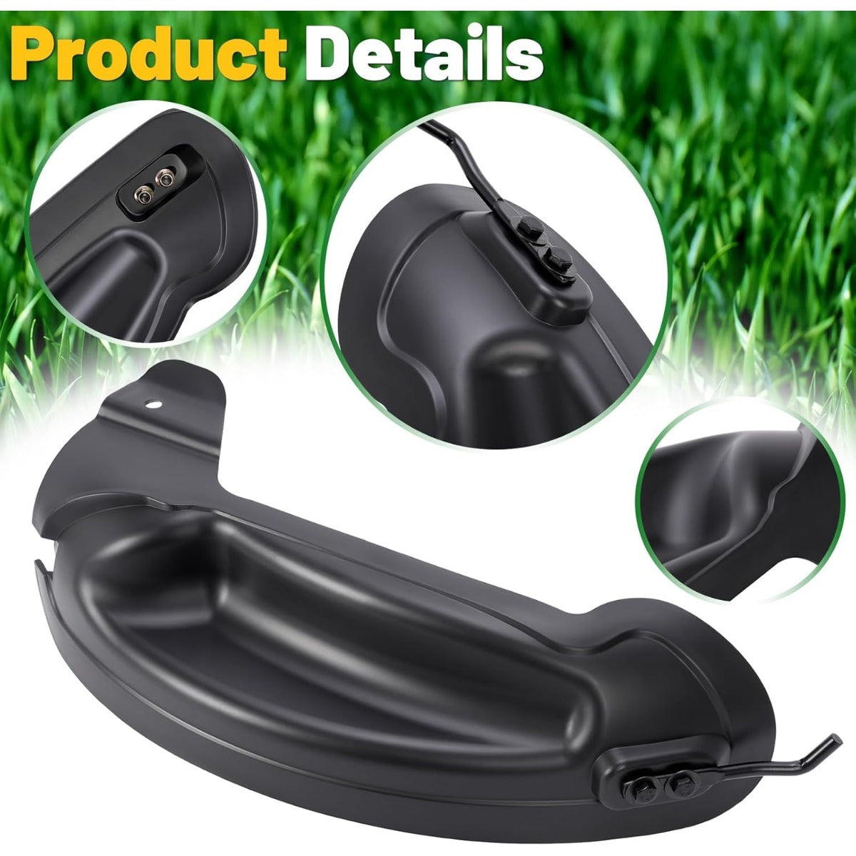 Mulching Cover Compatible with Craftsman T2100 | Troy-Bilt TB46 | Cub Cadet 42"&46'' Deck Mulch Kit Lawn Mower Mulch Plug Replacement for 631-05195A Black