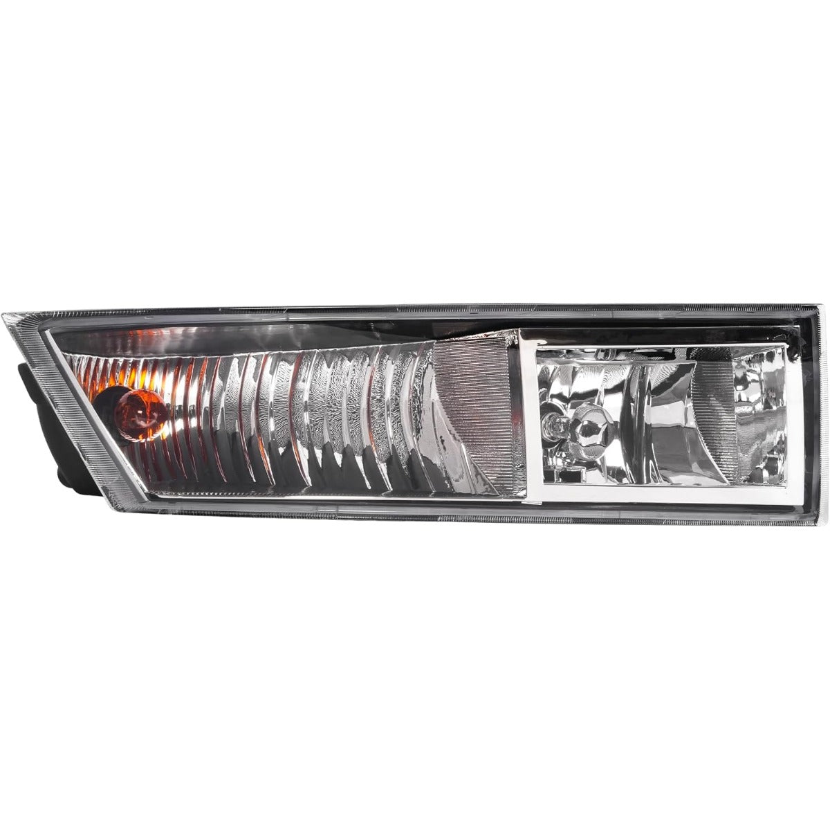 ALMULOO Pair Fog Lights Compatible with 2007-2014 Cadillac Escalade/ESV&2007-2013 Cadillac Escalade EXT Front Bumper lamps Driver & Passenger Side Replacement for GM2592163 GM2593163 Clear Lens