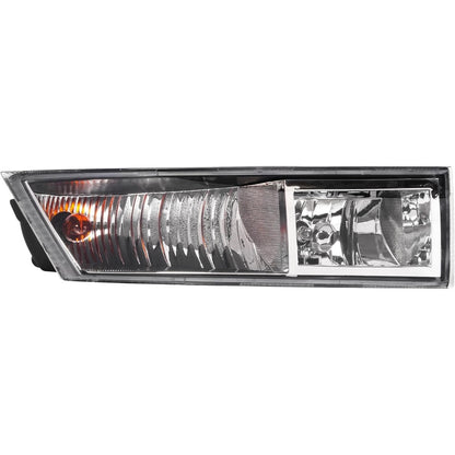 ALMULOO Pair Fog Lights Compatible with 2007-2014 Cadillac Escalade/ESV&2007-2013 Cadillac Escalade EXT Front Bumper lamps Driver & Passenger Side Replacement for GM2592163 GM2593163 Clear Lens