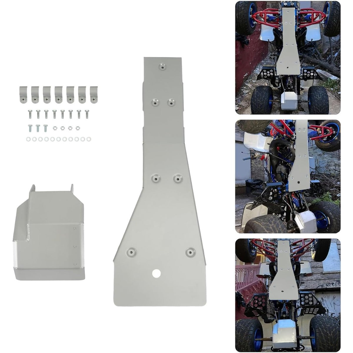 Full Chassis Glide Bottom Frame Compatible with 1987-2006 YAMAHA BANSHEE 350 w/Engine Skid Plate Swing Arm