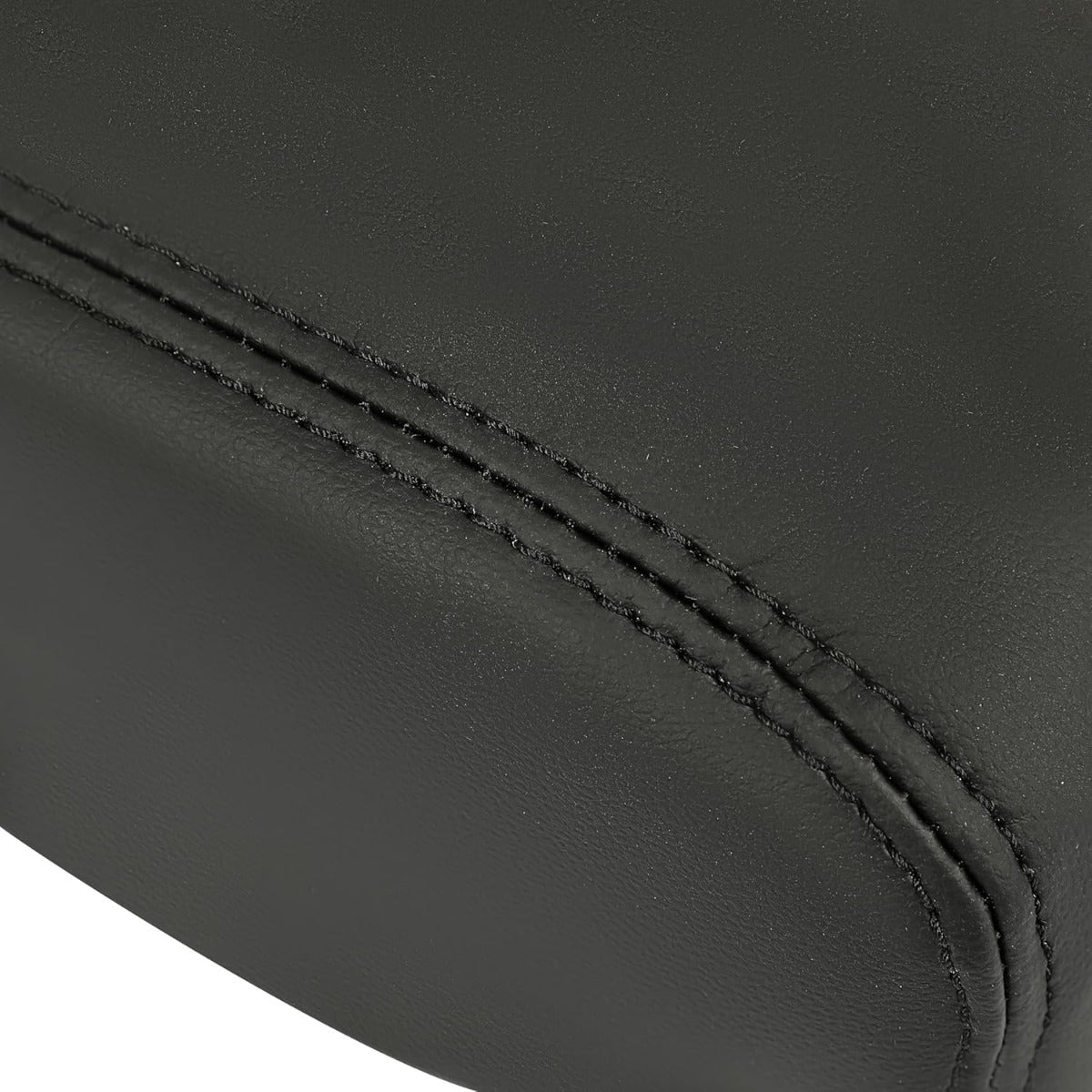 KUAFU Center Console Armrest Cover Compatible with 2009-2015 Honda Pilot Console Lid Cover Pad Replacement PVC Black