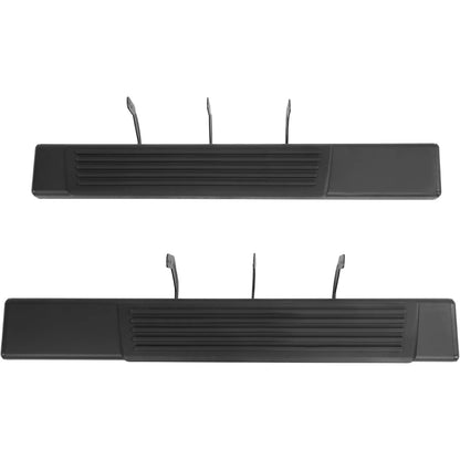 ALMULOO Running Boards Side Steps Compatible with 1999-2016 Ford F-250 F-350 F-450 Super Duty Regular Cab Nerf Bars Steel+Plastic Powder Coated+Textured Black