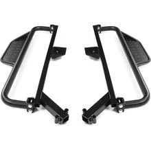 Nerf Bars Running Boards Compatible with 2018 2019 Club Car Onward Golf Carts Drop Down Side Step with Step Brackets Left & Right Steel Pair