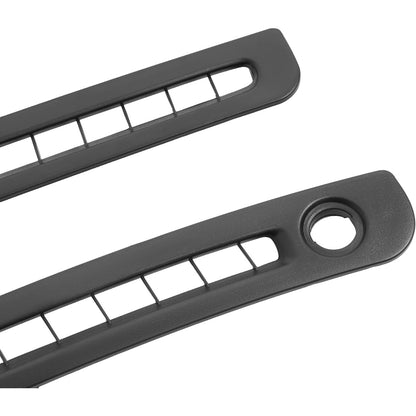 Dashboard Defrost Grille Compatible with 1991-1999 Mitsubishi 3000GT Coupe & Convertible Dodge Stealth GTO Replacement for MB766489 MB766491 Plastic(ABS) Textured Black