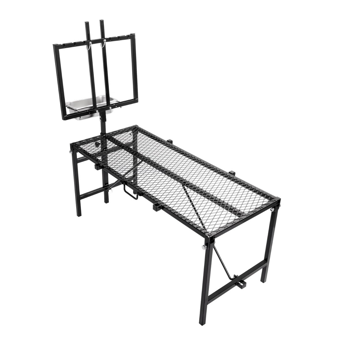 HECASA Sheep Milking Stand Livestock Feeder Rack Adjustable Headpiece