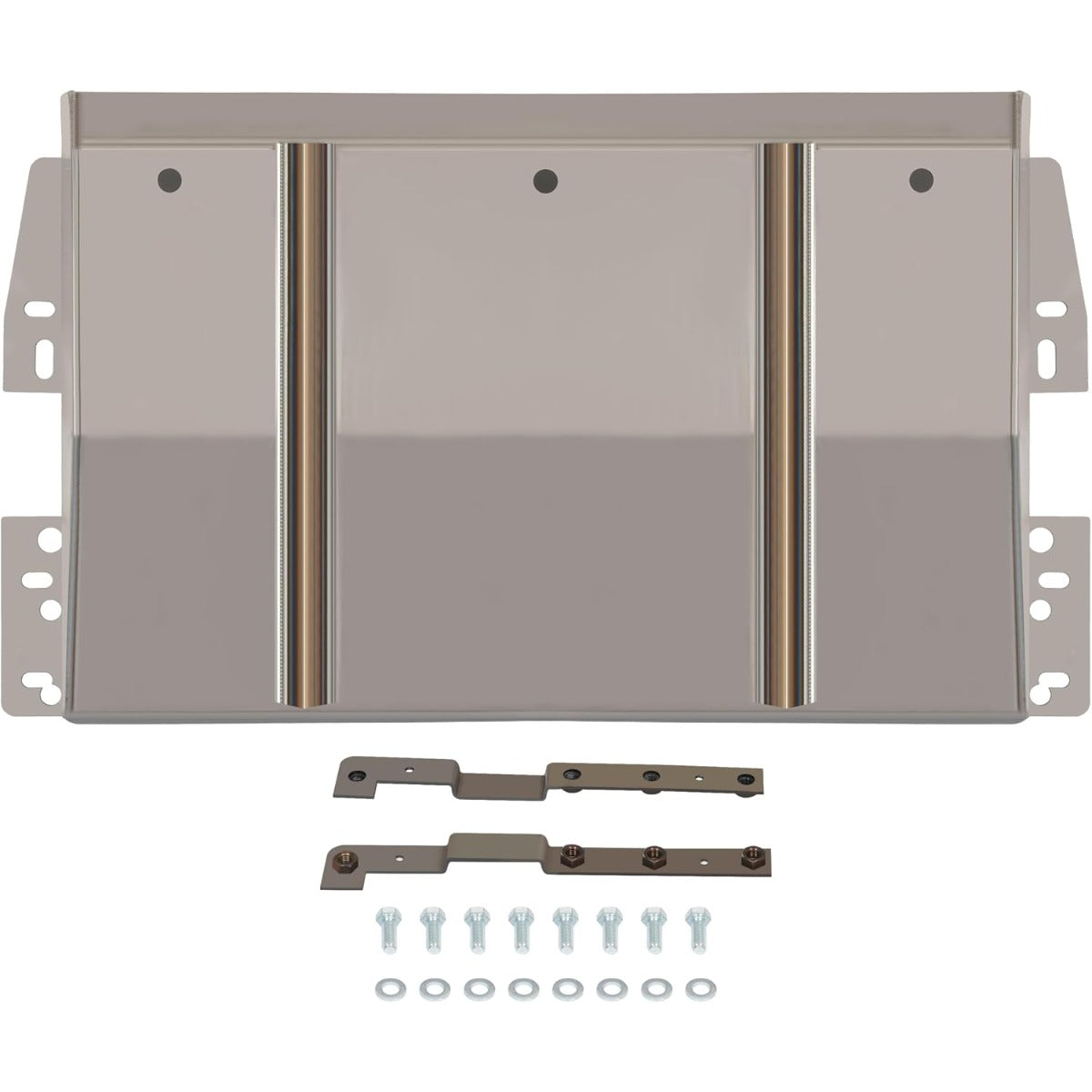 ALMULOO Fuel Tank Skid Plate Compatible with 1984-2001 Jeep Cherokee XJ