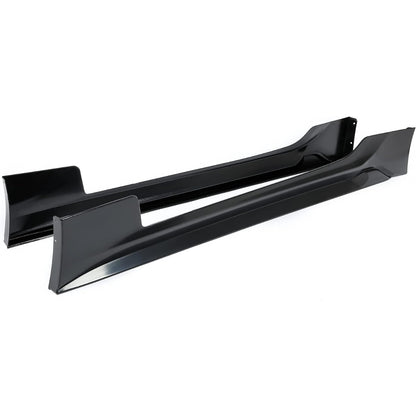 Side Skirt Rocker Panels Guard Compatible with 2012-2021 Subaru BRZ Toyota 86 Scion FR-S Extension Replacement Spoiler Body Kit Black ABS