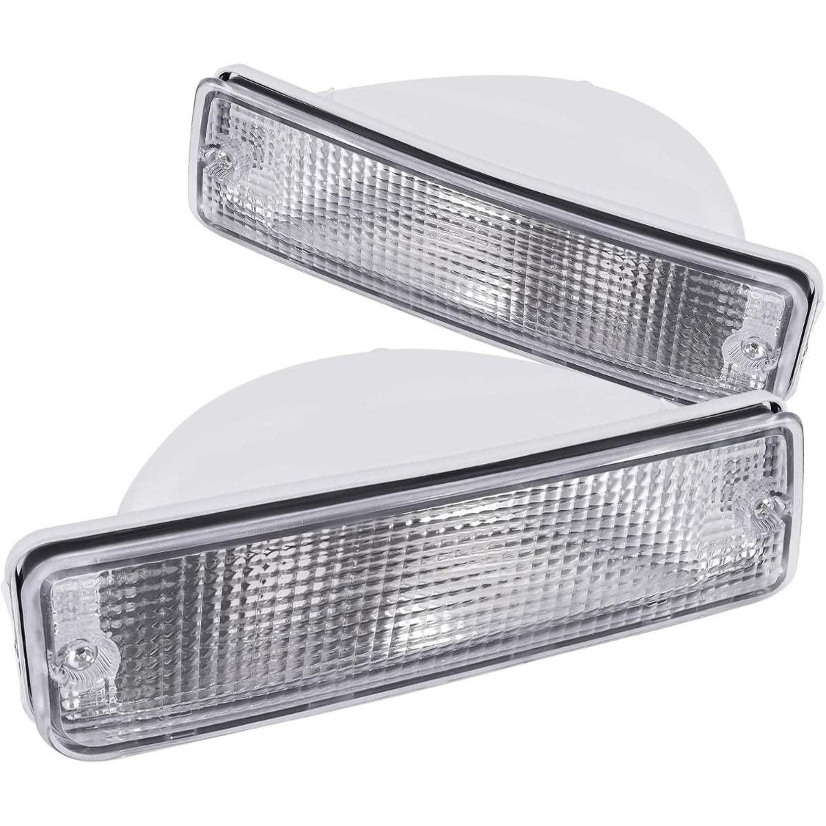 KUAFU Pair Turn Signal Light Compatible with 1989-1995 Toyota Pick-Up Truck 1990-1991 Toyota 4Runner SR5 (2 Wheel Drive Models) Driver and Passenger Side Clear Lens Replace 81510-89133 81520-89133