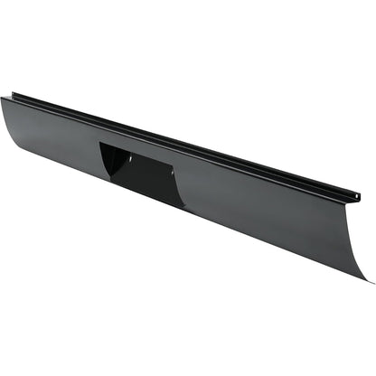 KUAFU Rear Bumper Roll Pan Compatible With 1995-2004 Toyota Tacoma Fleetside Models W/LED License Light Steel Black