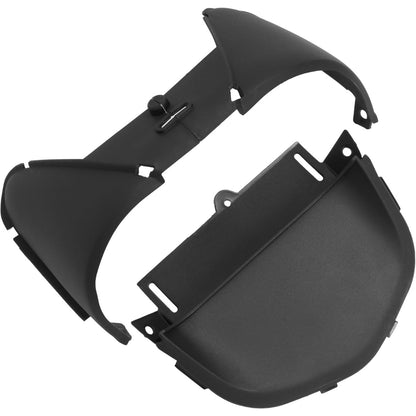 Headlight Housing Shroud Compatible with 1999-2004 Honda 400EX – Textured Black Plastic (PP) Front Fender Trim Headlamp Cover