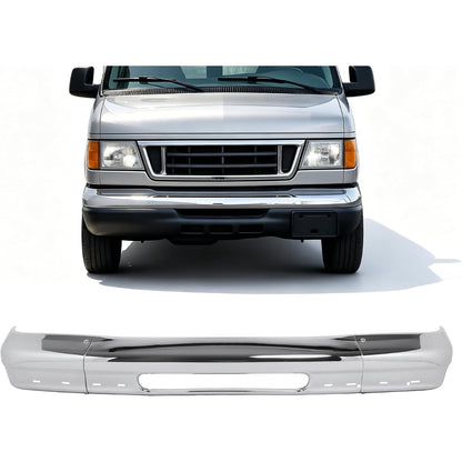 KUAFU Front Bumper Face Bar W/OTrim Strip Holes 3Pcs 4C2Z17757DA FO1002421