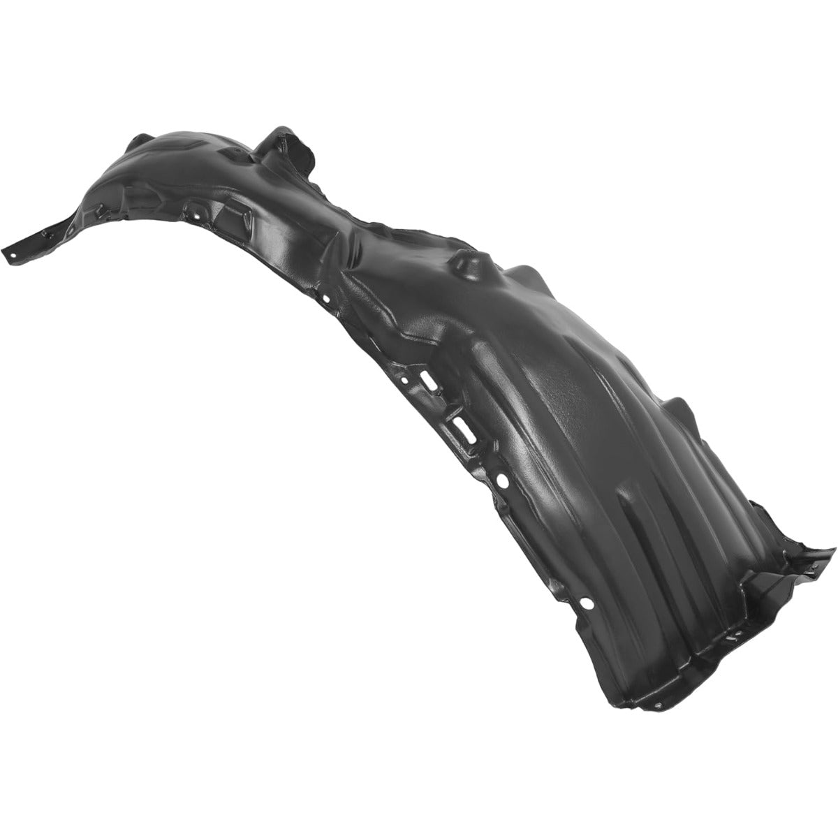 Front Right Inner Fender Liner Compatible with 2018-2021 Toyota Camry L/LE/XLE/Hybrid North America Model Replace for 5380506211 TO1249227 Passenger Side Plastic(PE) Unfinished Black