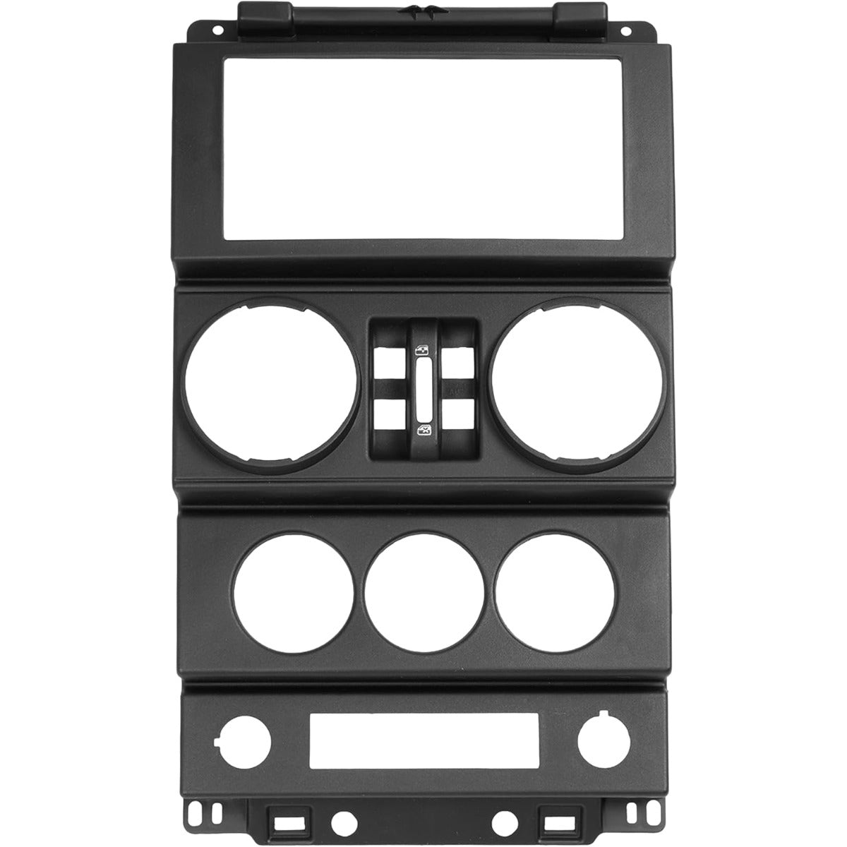 Dashboard Radio Panel Compatible with 2007-2010 Jeep Wrangler