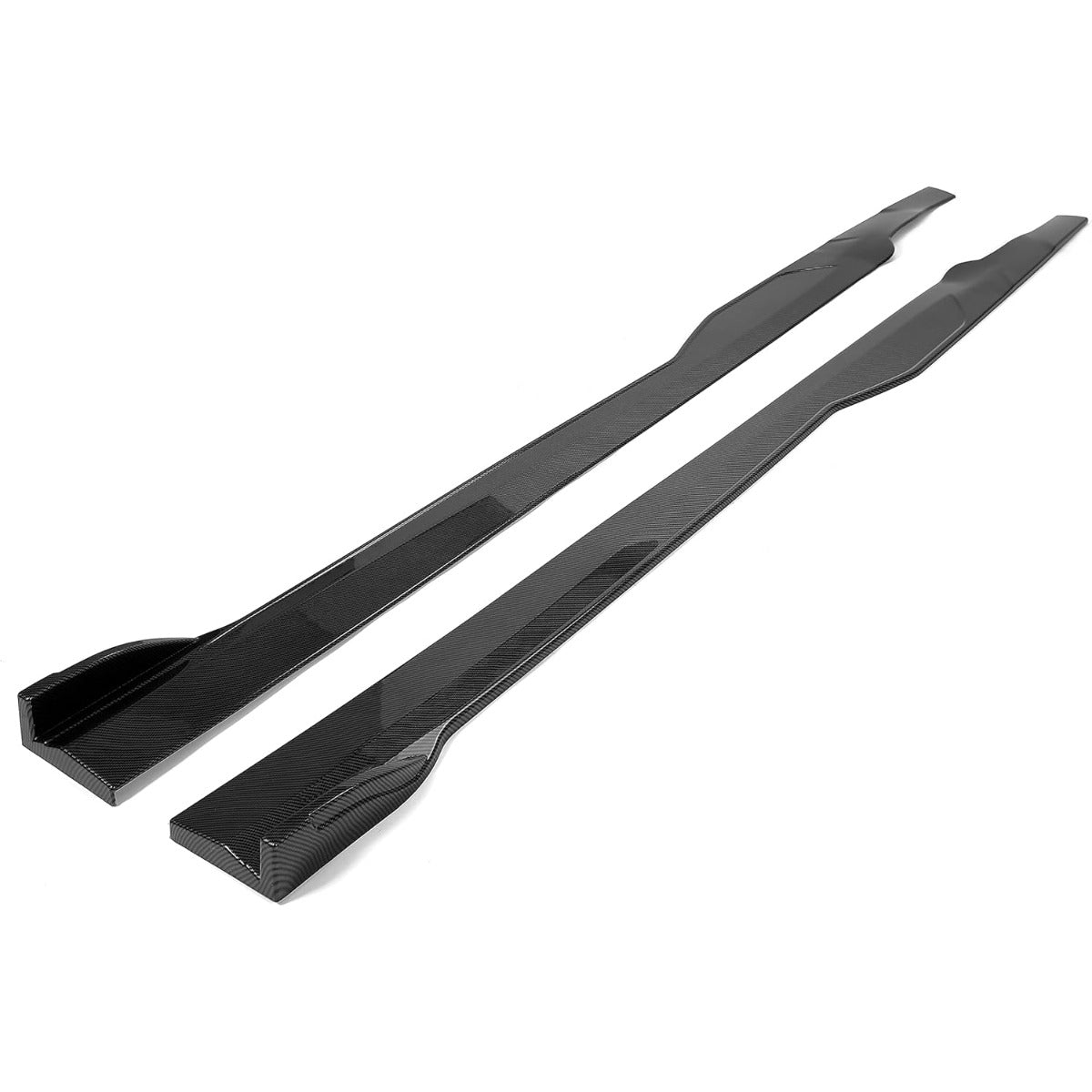 Side Skirts Compatible with 2015-2023 Dodge Charger SRT Daytona Scat Pack R/T 392 GT Rocker Panels Guard Extension Body Kit Replacement ABS Carbon Fiber Style Pair