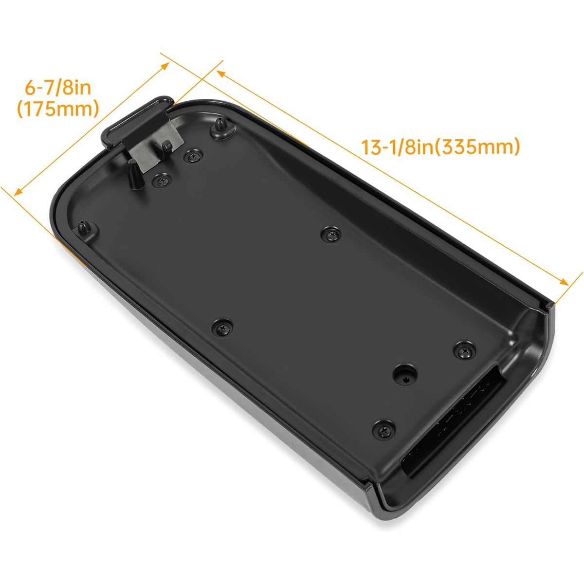 Kojem Center Console Armrest Lid Compatible with 02-09 Trailblazer Envoy 03-08 Ascender 05-09 Saab 9-7x 02-04 Bravada 04-07 Rainier Replace for 25998847 25998844 25998838 W/Latch (W/O Leather Cover)