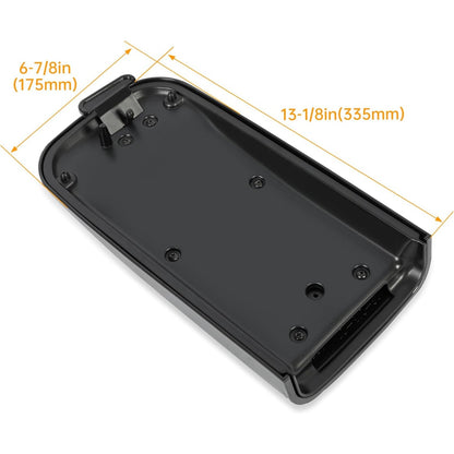 Kojem Center Console Armrest Lid Compatible with 02-09 Trailblazer Envoy 03-08 Ascender 05-09 Saab 9-7x 02-04 Bravada 04-07 Rainier Replace for 25998847 25998844 25998838 W/Latch (W/O Leather Cover)