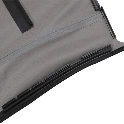 ALMULOO Convertible Soft Top Compatible with 2003-2009 Audi A4 Roof Top w/Heated Glass Window Sailcloth Vinyl+Glass Unfinished Black+Clear