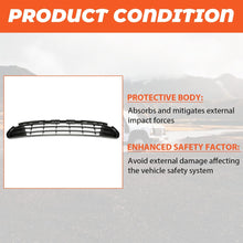 Front Bumper Lower Grille Compatible with 2010-2012 Ford Fusion Hybrid & S & SE & SEL & Sport Center Bumper Grill Cover Replacement for AE5Z8200DA/ FO1036127/ FO1036127C