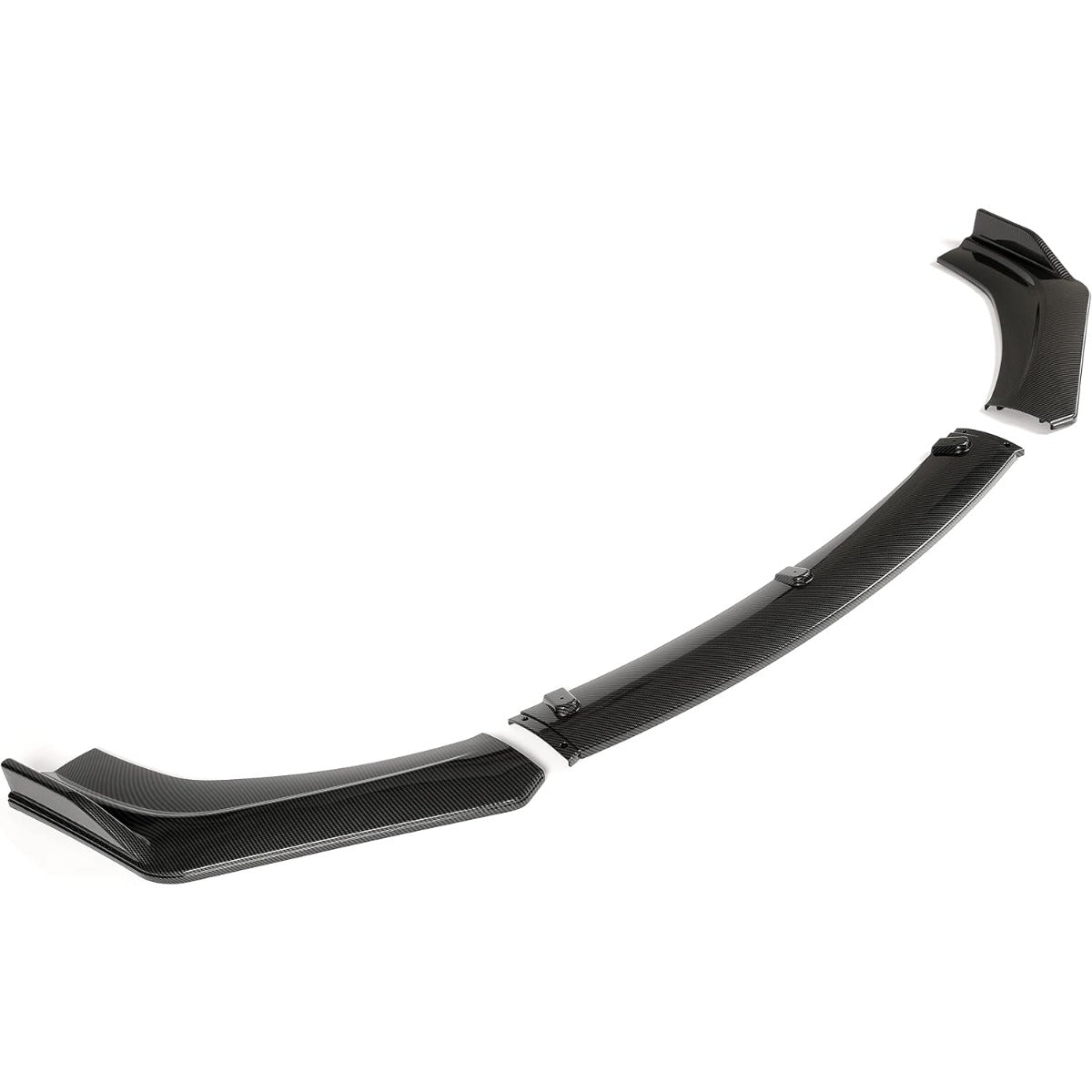 ALMULOO 3Pcs Front Bumper Lip Compatible with 2016-2021 Honda Civic Sedan