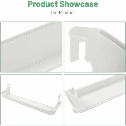 HECASA 240338101 Refrigerator Door Bin Shelf Compatible with Frigidaire or Kenmore Refrigerator for 891051 PS429873 Replacement only White ABS Plastic AP2115860