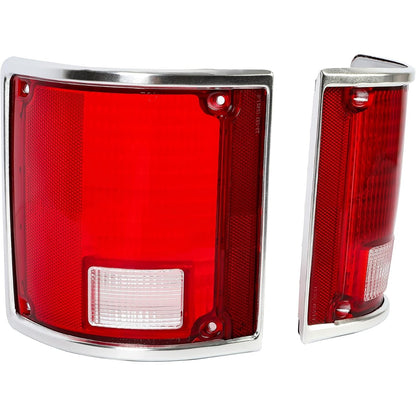 Kojem Tail Light Lens Lamp Compatible with 1973-1991 Chevrolet Chevy Blazer Suburban Jimmy Pair Left & Right Replace for 5968330, 5968329, GM2801122, GM2800122