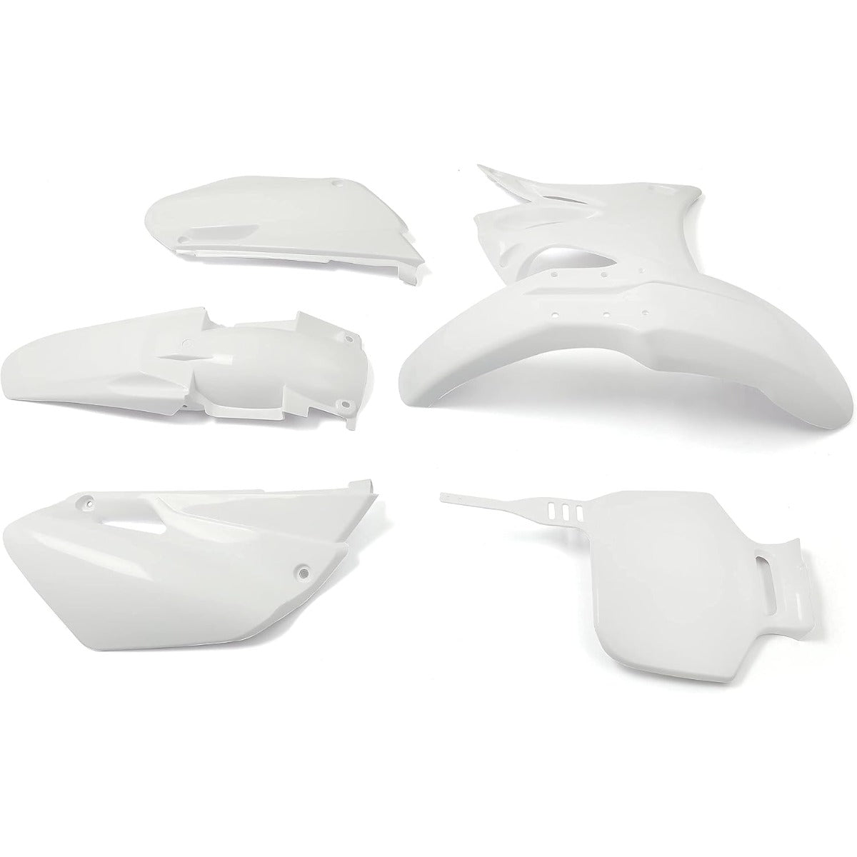 Plastic Fender Fairing Body Kit Compatible With Yamaha YZ85 2002-2014 Dirt Pit Bike Motorcycle Parts Side Cover Body Work -White