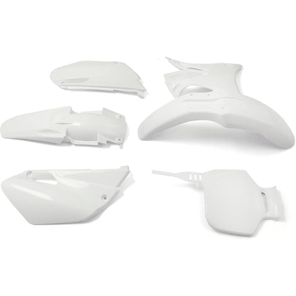 Plastic Fender Fairing Body Kit Compatible With Yamaha YZ85 2002-2014 Dirt Pit Bike Motorcycle Parts Side Cover Body Work -White