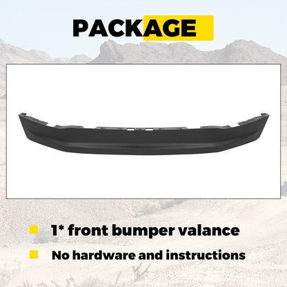 KUAFU Front Lower Bumper Valance Compatible with 2017-2019 Ford F250 F350 F450 F550 Super Duty Pickup 4-Wheel Drive Replacement for FO1095271, HC3Z17626AE Bumper Lip Air Dam Deflector PP Plastic