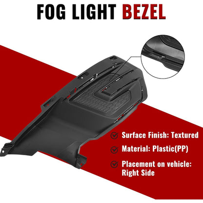 HECASA Fog Light Bezel Compatible with Explorer/Police Interceptor Utility