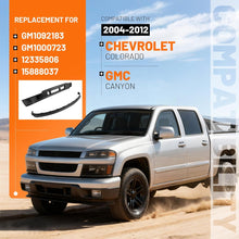 KUAFU Front Bumper Cover+Valance Compatible with 2004-2012 Chevy/Chevrolet Colorado, 2004-2012 GMC Canyon Replace For 12335806 15888037 GM1000723 GM1092183 Plastic(PP) Textured Black