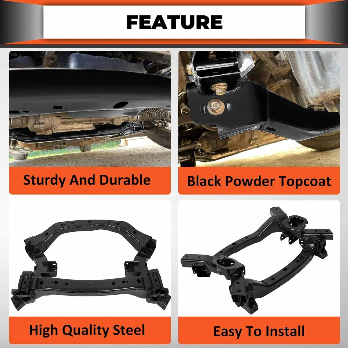 Kojem Frame Crossmember Subframe Cradle Compatible with 2011-2023 Charger