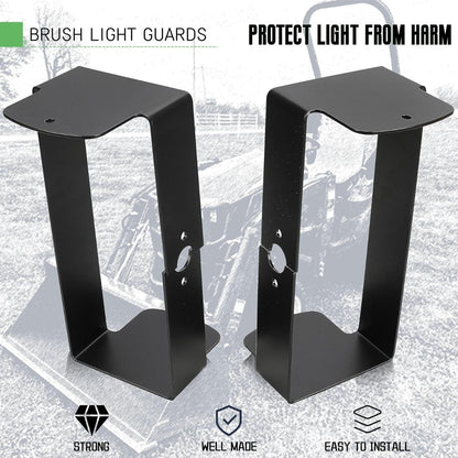 Brush Light Guard Steel Compatible with John Deere 1023 1025R 1026R 2025R Replace for BLV10400
