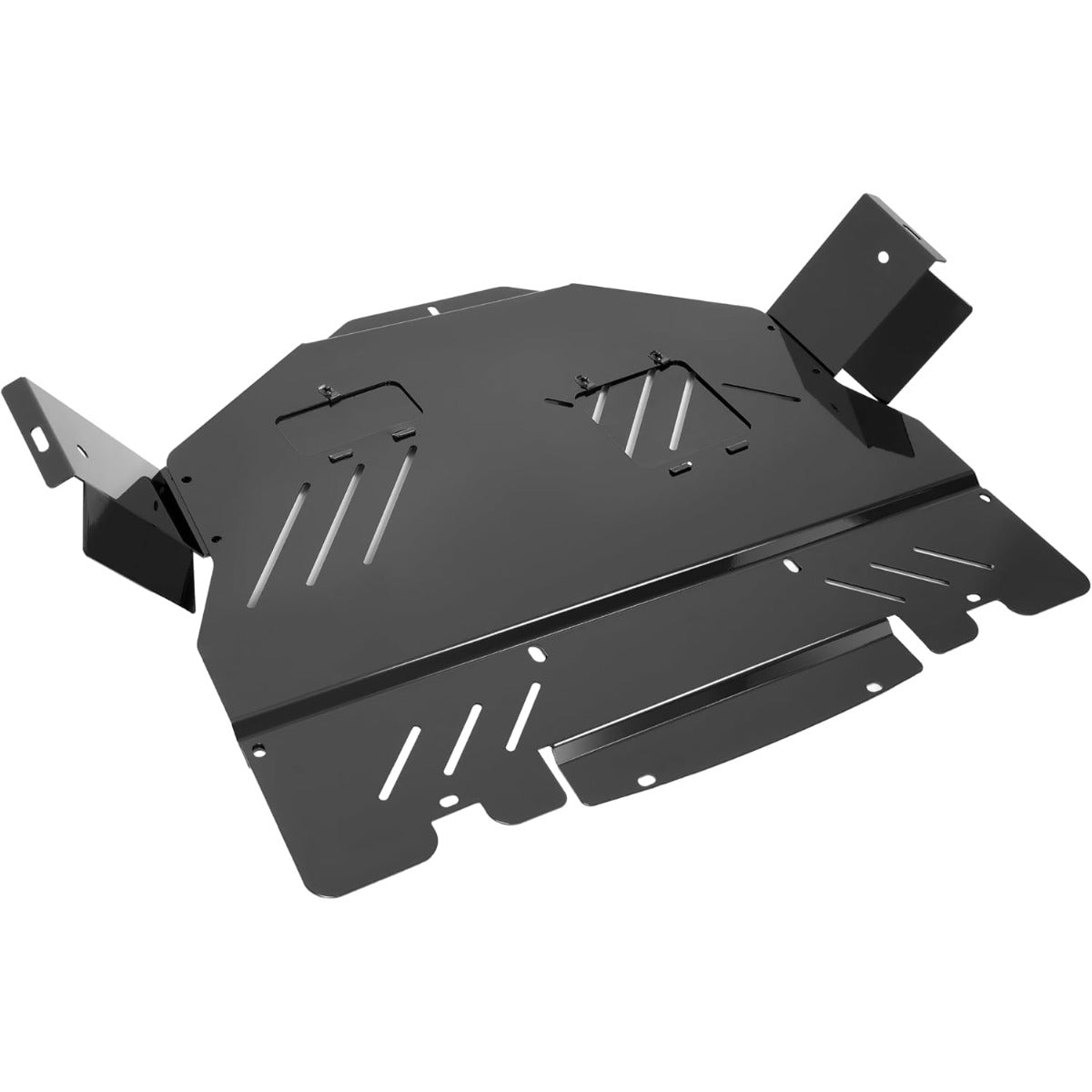 Engine Splash Shield Compatible with 2015-2021 Subaru STI Under Tray Skid Plate Guard Engine Case Guard Cover Aluminum ‎Powder Coated Black