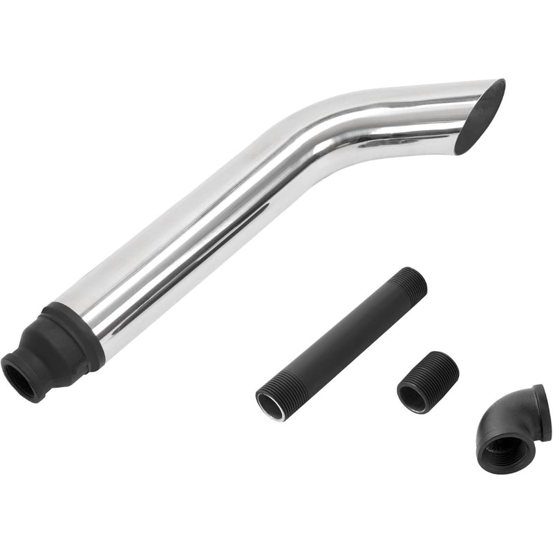 KUAFU Stack Pipe Compatible with John Deere 110 112 Tractor Accessories Steel Stack Replacement