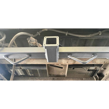 ECOTRIC 2” Hitch Receiver+Roll Pan Compatible with 1999-2006 Chevy Chevrolet Silverado GMC Sierra 1500 w/Flippable license plate Steel Electrophoresis Black-Tow 5000 Capacity Only Fit For Fleetside