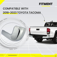 KUAFU Rear Bumper End Caps RH Compatible with 2016-2023 Toyota Tacoma w/o Parking Sensors Holes Chrome Covers Corner Extension Replacement for TO1105131