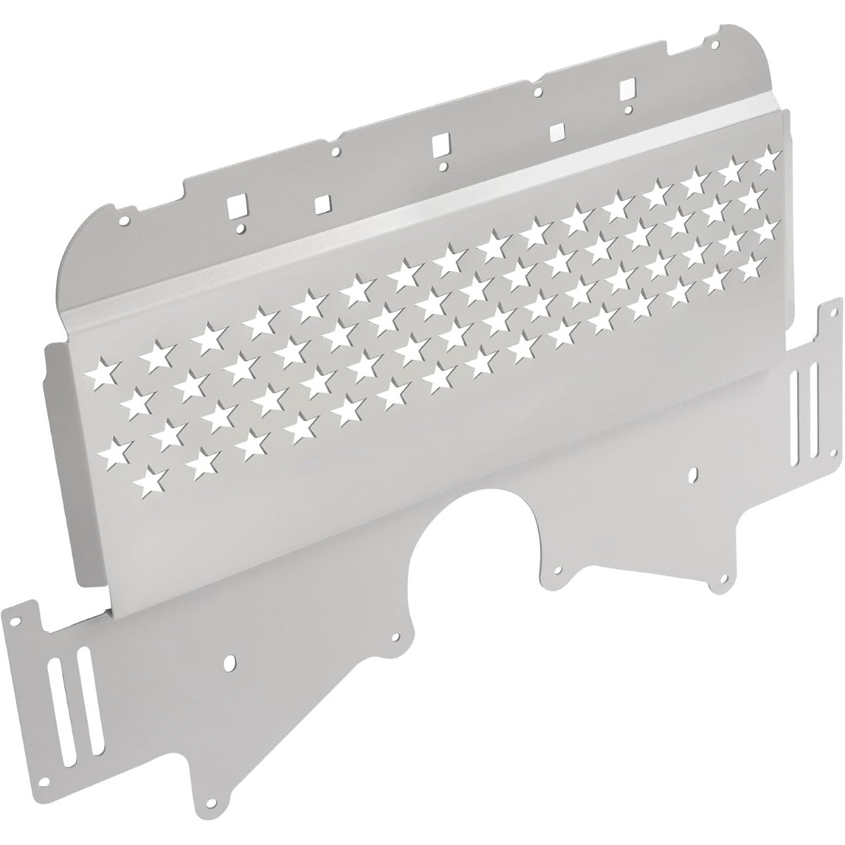 Oil Cooler Skid Plate Compatible with 2021-2024 BMW M3 G80 M4 G82 M2 G87 Aluminium Powder Coated Silvery