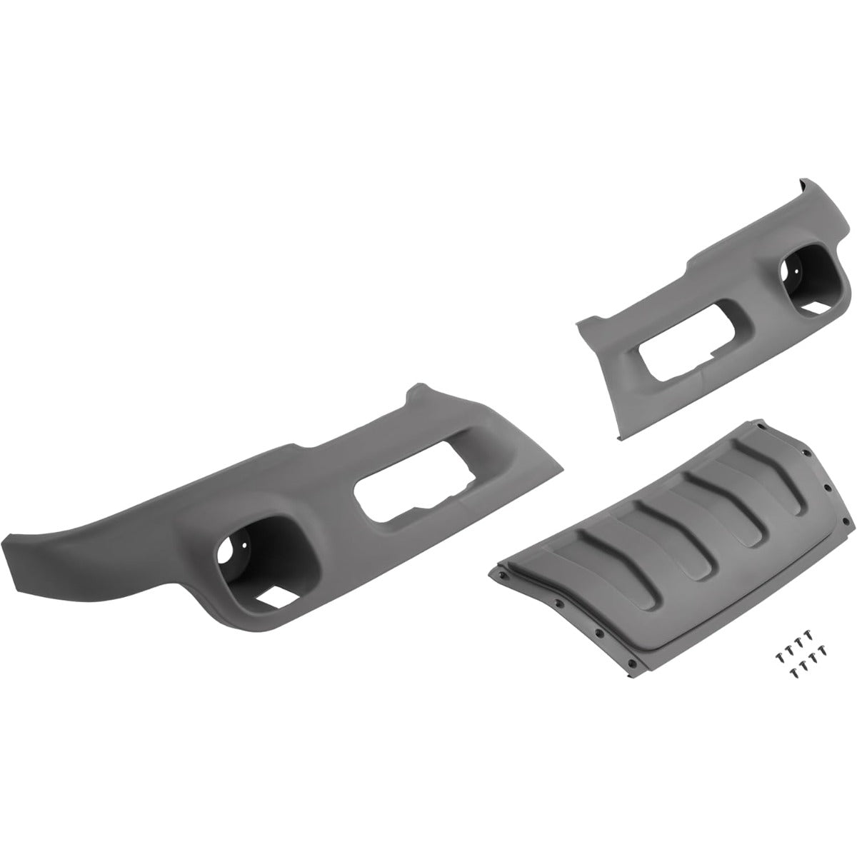 Front Lower Bumper Valance Compatible with 2003-2006 Chevy Chevrolet Suburban 1500 Tahoe Z71 w/Fog Light Hole & Tow Hook Hole Replace for GM1092209 15766483 Lower Bumper Cover Air Dam Deflector