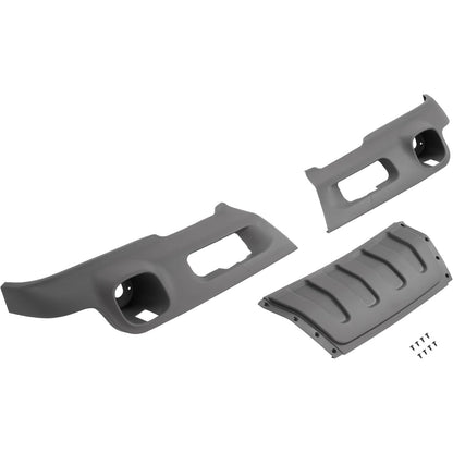 Front Lower Bumper Valance Compatible with 2003-2006 Chevy Chevrolet Suburban 1500 Tahoe Z71 w/Fog Light Hole & Tow Hook Hole Replace for GM1092209 15766483 Lower Bumper Cover Air Dam Deflector