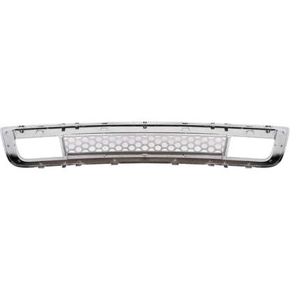Front Upper & Lower Grill Compatible with 2007-2013 GMC Sierra 1500 Denali Bumper Grille Chrome Silvery