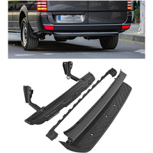 Rear Bumper Step Running Board Compatible with 2019-2024 Mercedes Benz Sprinter 2500 3500 W907 Rear Lower Bumper Step Pad Cover Black