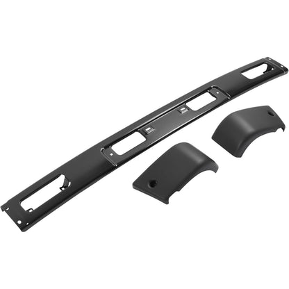 ALMULOO Front Bumper Assembly Compatible with 1984 1985 1986 1987 Toyota 4Runner Sport Utility Pickup Base/LN67/RN63/SR5 Turbo Standard Cab Pickup Replacement for TO1002118,TO1004157,TO1005116