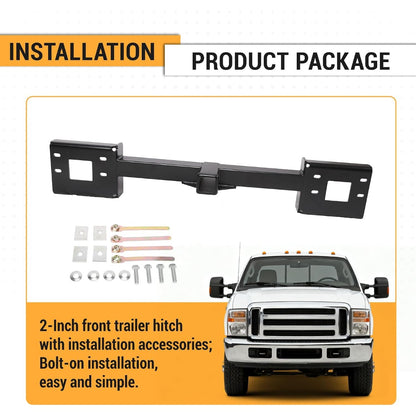 HECASA 2" Trailer Hitch Receiver Compatible with 99-07 F250 F350 F450 F550