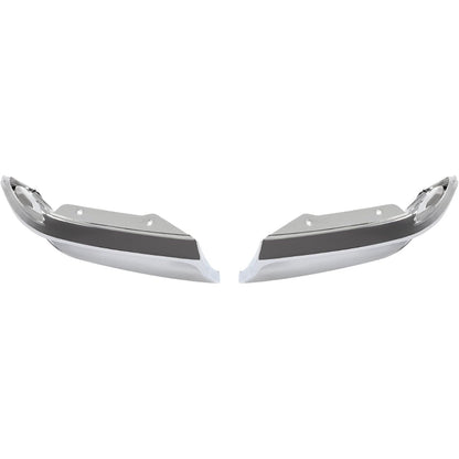 Front Grille & Headlight Bezel Compatible with 1992-1997 Ford Bronco F-150 F-250 HD F-350 Replacement for F4TZ8200A FO1200173 F2TZ13064D FO2512130 F2TZ13064C FO2513131 FO1200442 Chrome Silvery