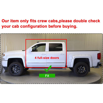 Under Seat Storage Box Compatible with Crew Cab 2007-2019 Silverado/Sierra 1500 / 2500HD / 3500HD Under Seat Storage Container Replacement for #23183674 LYAP-211