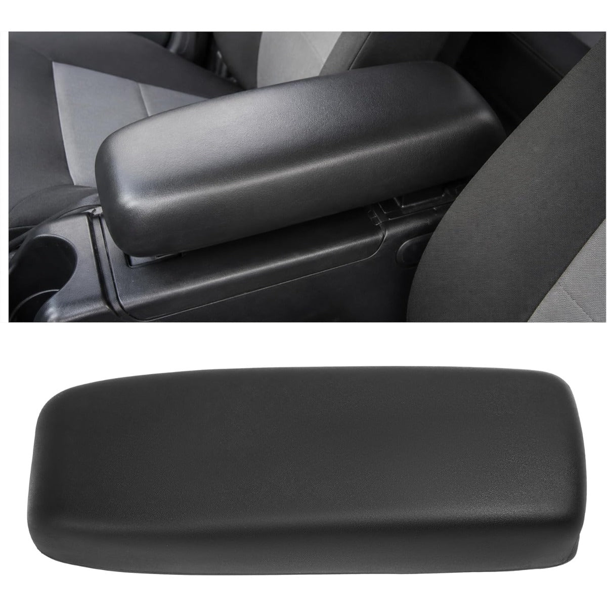 Center Console Armrest Lid Compatible with 2004-2011 Ford Ranger Replacement for 3L5Z-10644A22-AAC Plastic Black