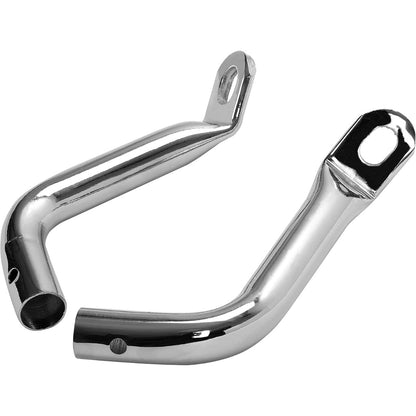 ECOTRIC Saddlebag Guard Support Eliminator Bracket Compatible with 1993-2013 Harley Touring Road King FLHR, Electra Glide FLHT/Ultra Classic, Street Glide FLHX, Road Glide FLTR Chrome