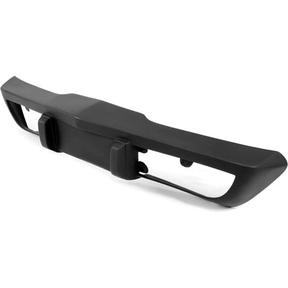 ALMULOO Front & Rear Bumper Kit Compatible with 1975 Corvette w/Letter Indents Fiberglass Painted(Primer) Black